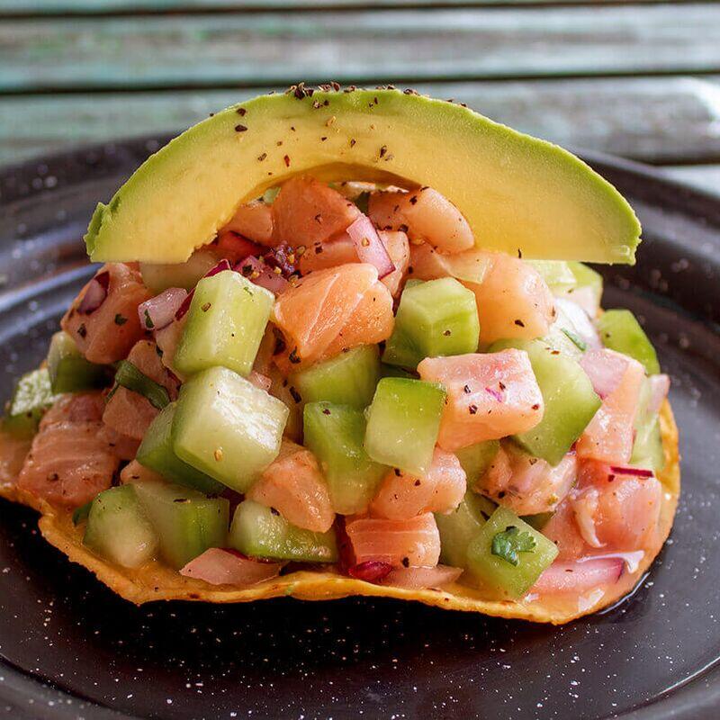Tostada de Ceviche