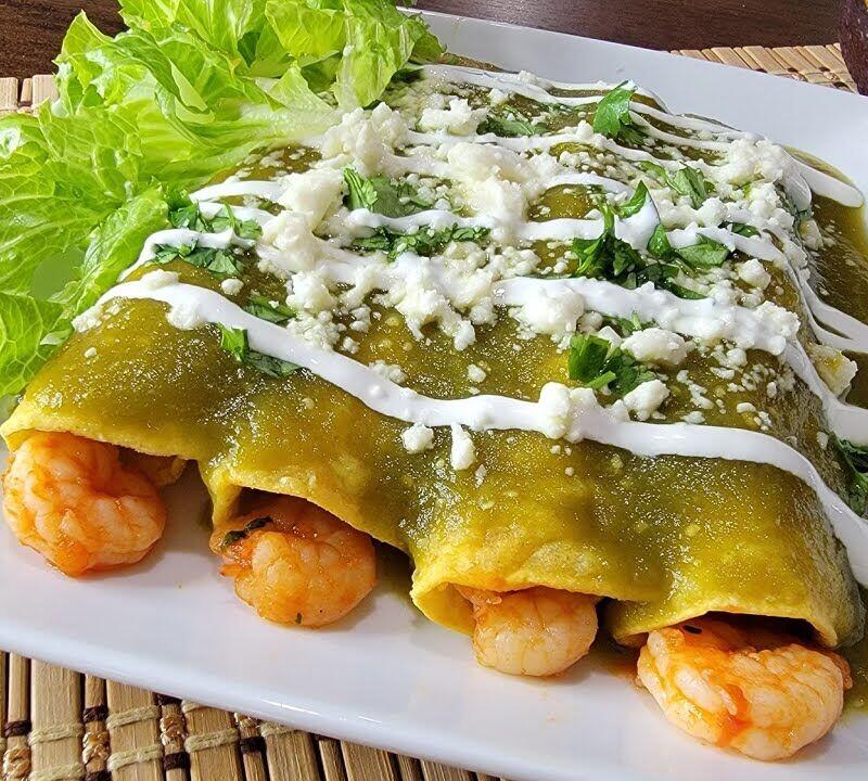 Ench/Verdes con camaron